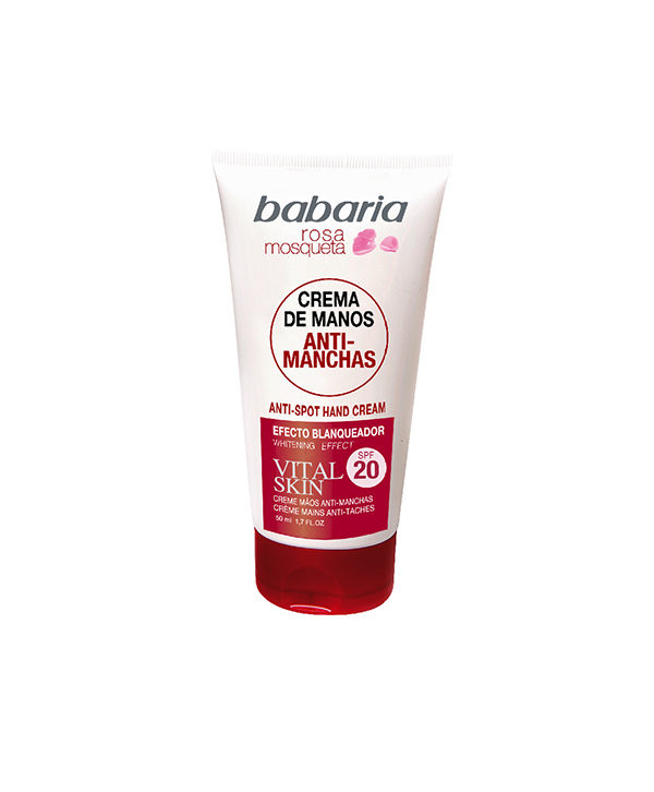 Babaria - Crema de manos anti machas de Rosa Mosqueta